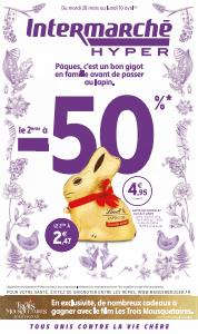 Catalogue Intermarché Hyper à Quimper | Pâques, c'est un bon gigot en famille avant de passer au lapin. | 28/03/2023 - 10/04/2023