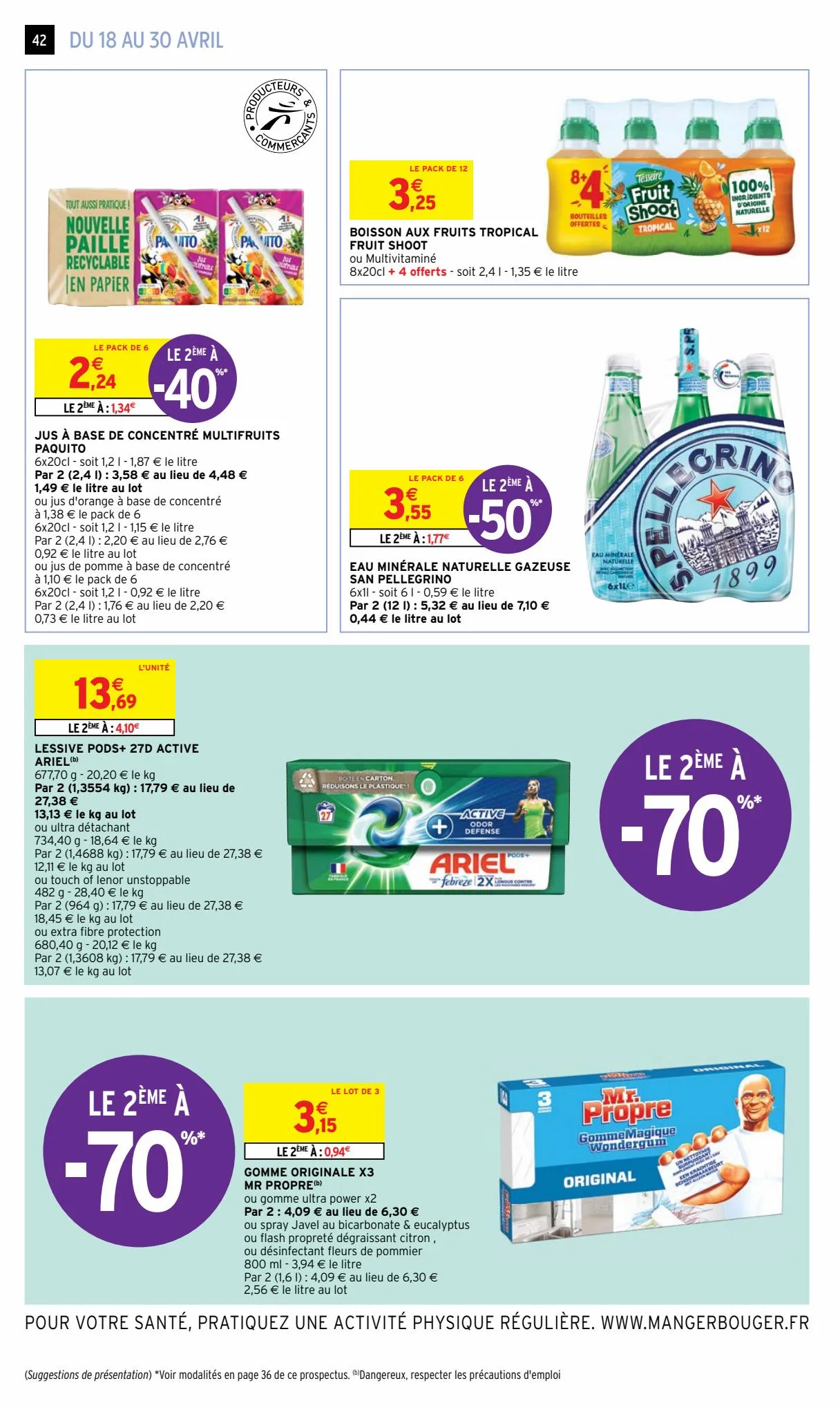 Catalogue - 34 % de réduction immédiate sur une sélection de produits, page 00042