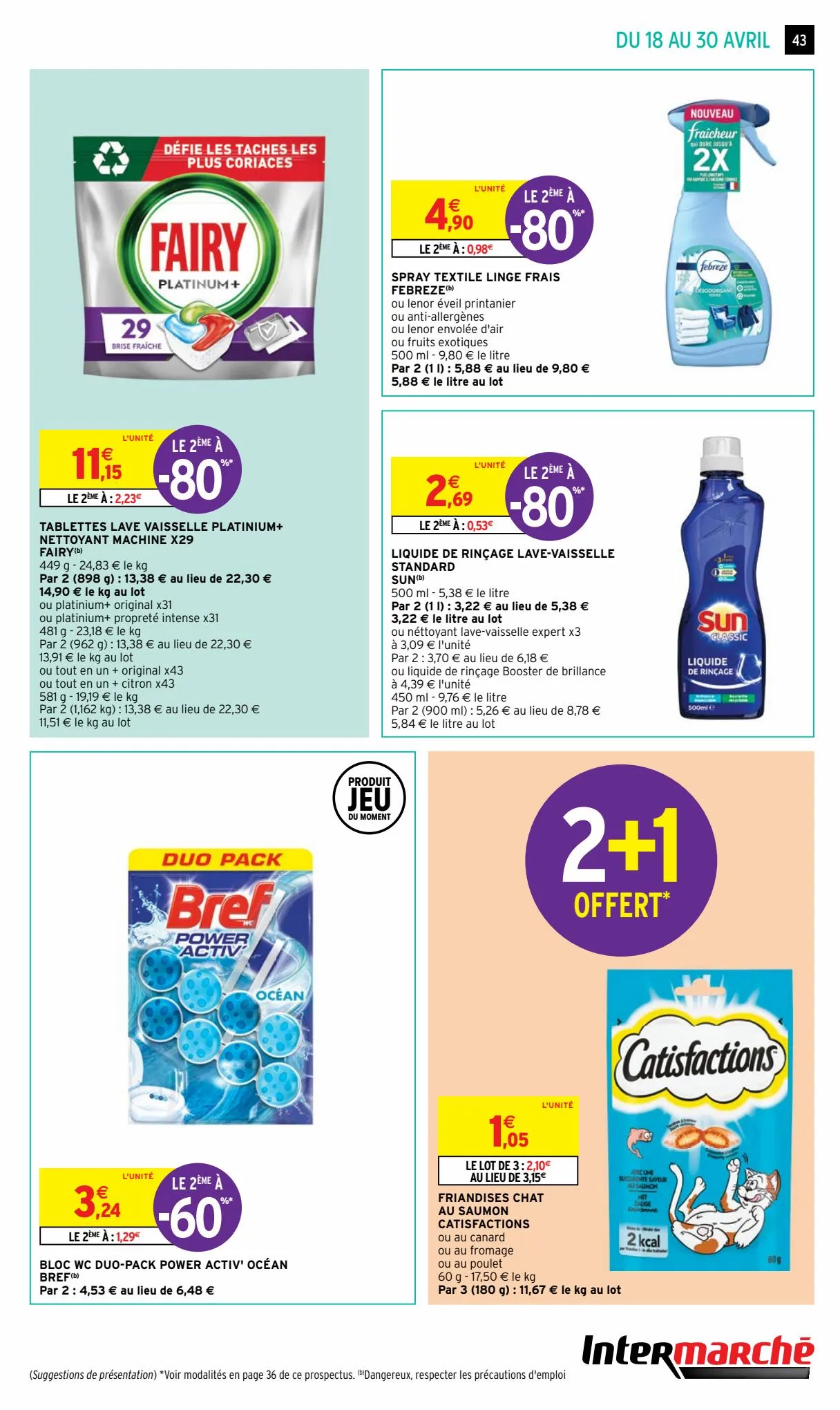 Catalogue - 34 % de réduction immédiate sur une sélection de produits, page 00043