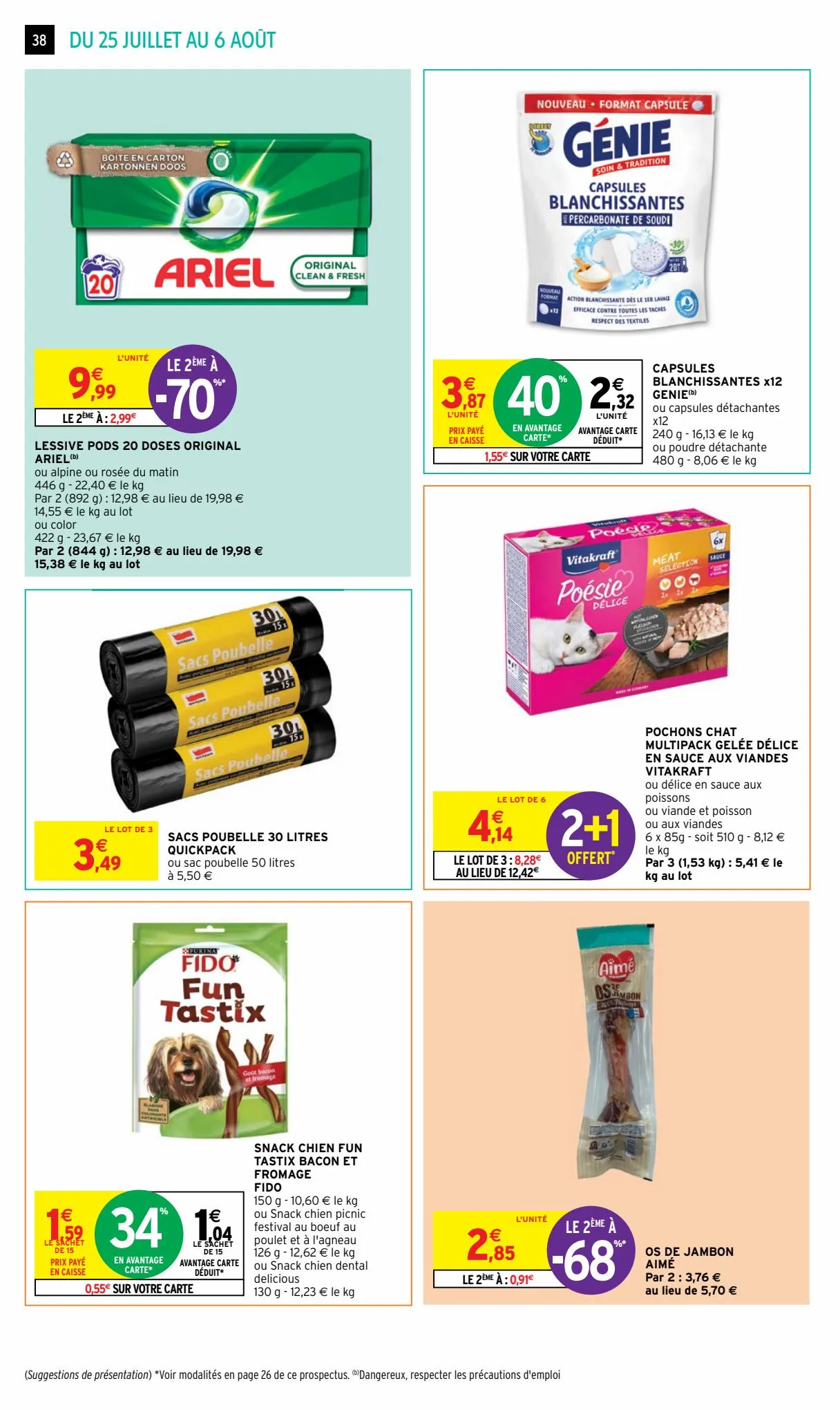 Catalogue 2+1 offert sur une sélection de produits, page 00038