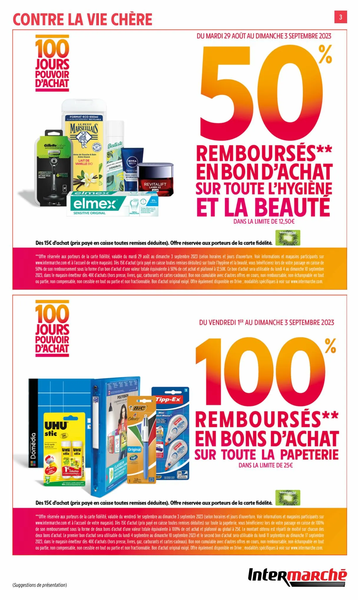 Catalogue 50 % en bons d’achat sur toutes les conserves, pâtes, riz & sauces, page 00003