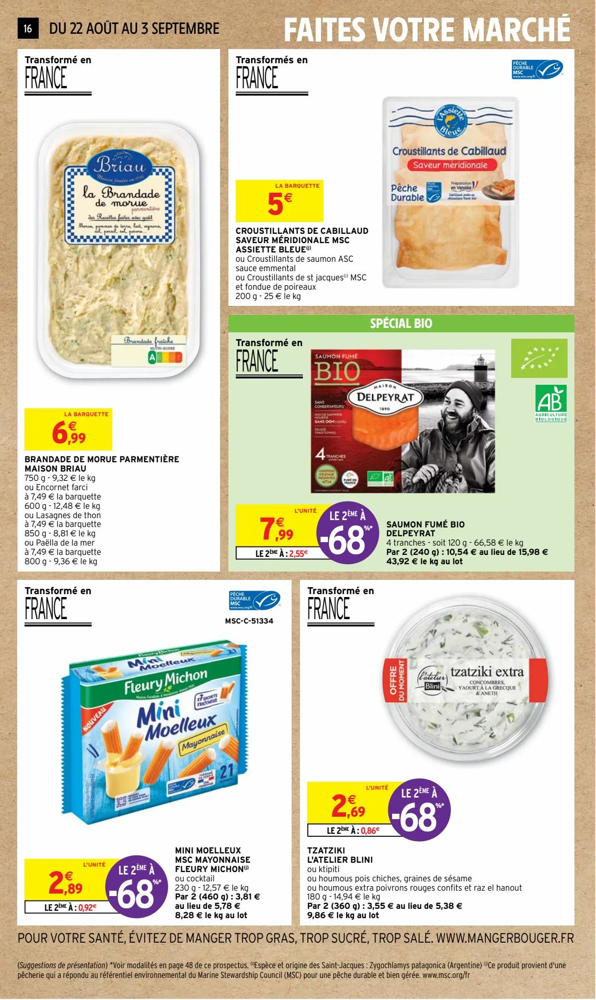 Catalogue 50 % en bons d’achat sur toutes les conserves, pâtes, riz & sauces, page 00016