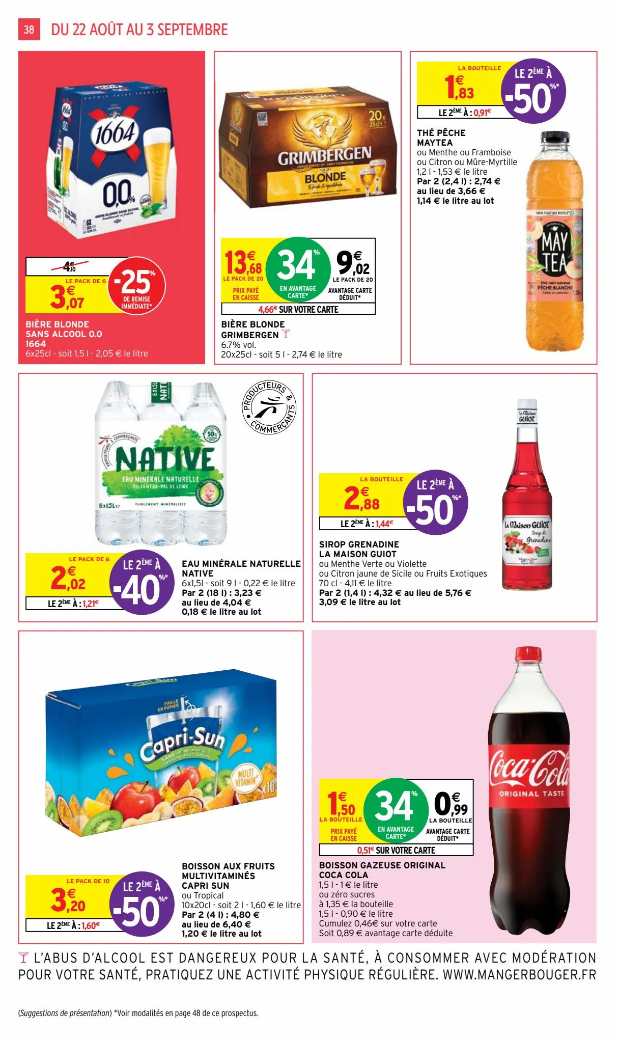 Catalogue 50 % en bons d’achat sur toutes les conserves, pâtes, riz & sauces, page 00038