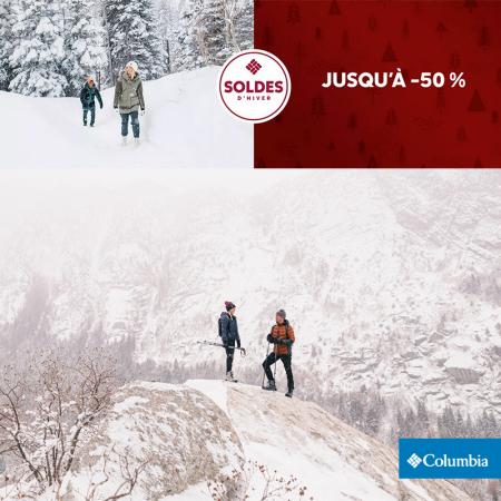 Catalogue Columbia | Soldes -50% | 25/01/2023 - 07/02/2023