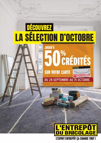 Catalogue L'entrepôt du bricolage à Dijon | Découvrez la sélection d'octobre | 28/09/2022 - 15/10/2022