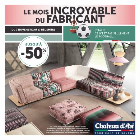Catalogue Chateau d'Ax | Promotion | 09/11/2022 - 30/11/2022