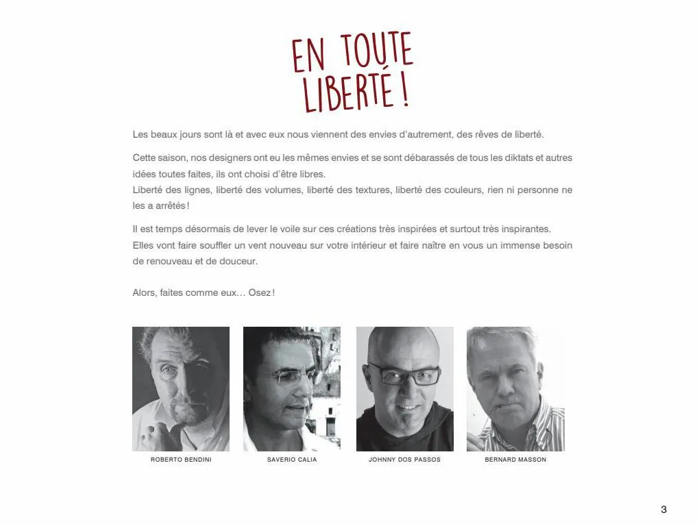 Catalogue En Toute Liberté!, page 00003