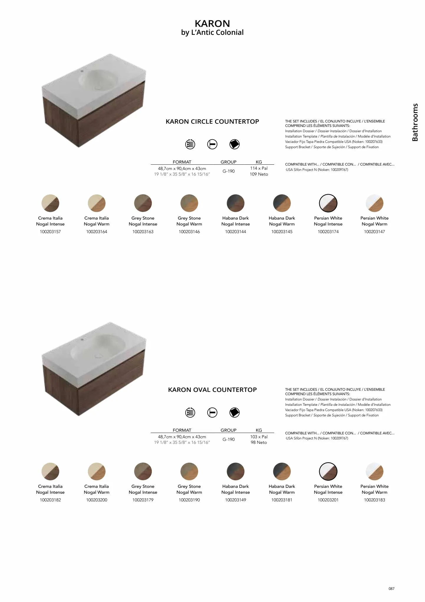 Catalogue Catalogue Porcelanosa, page 00094