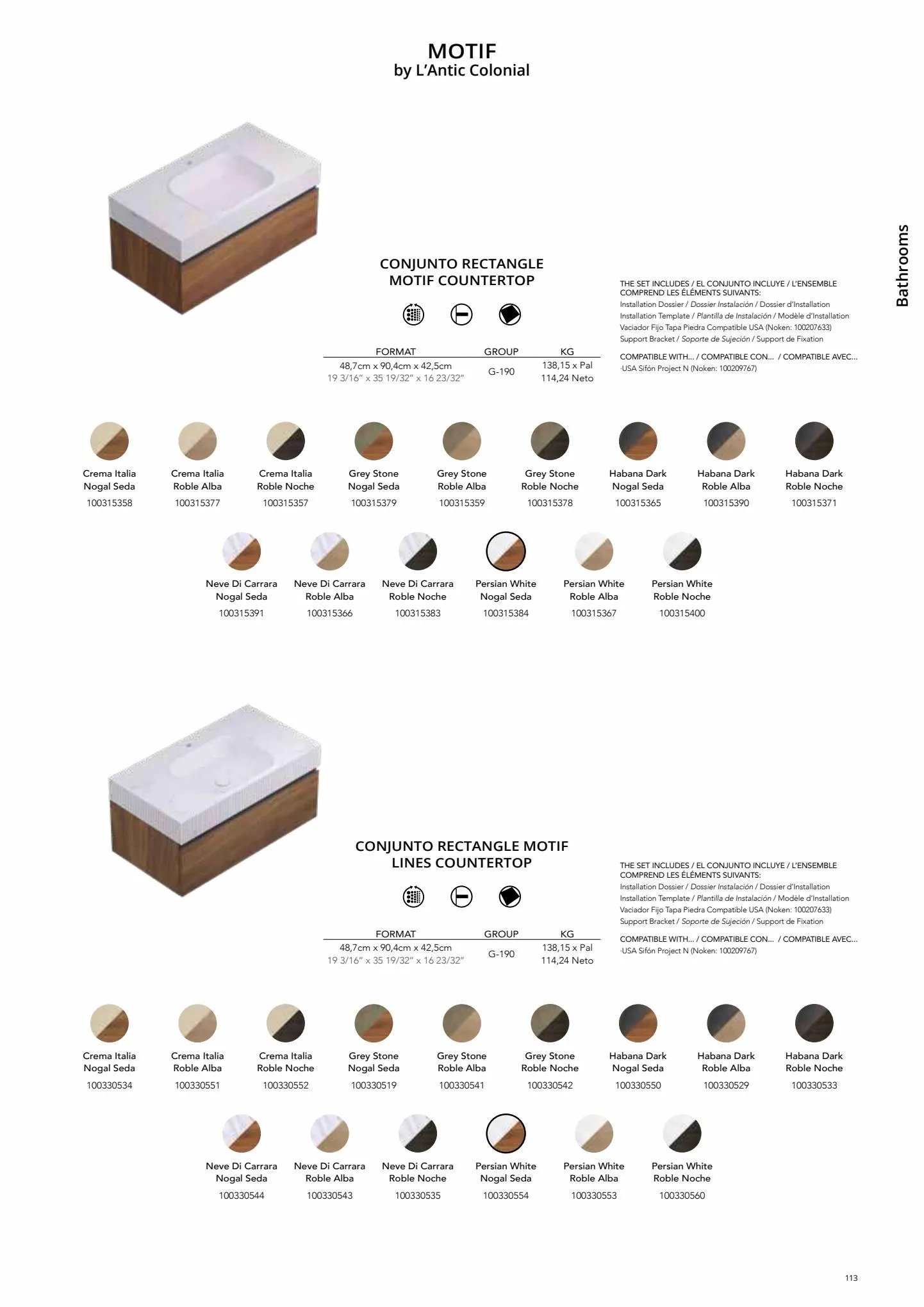 Catalogue Catalogue Porcelanosa, page 00120