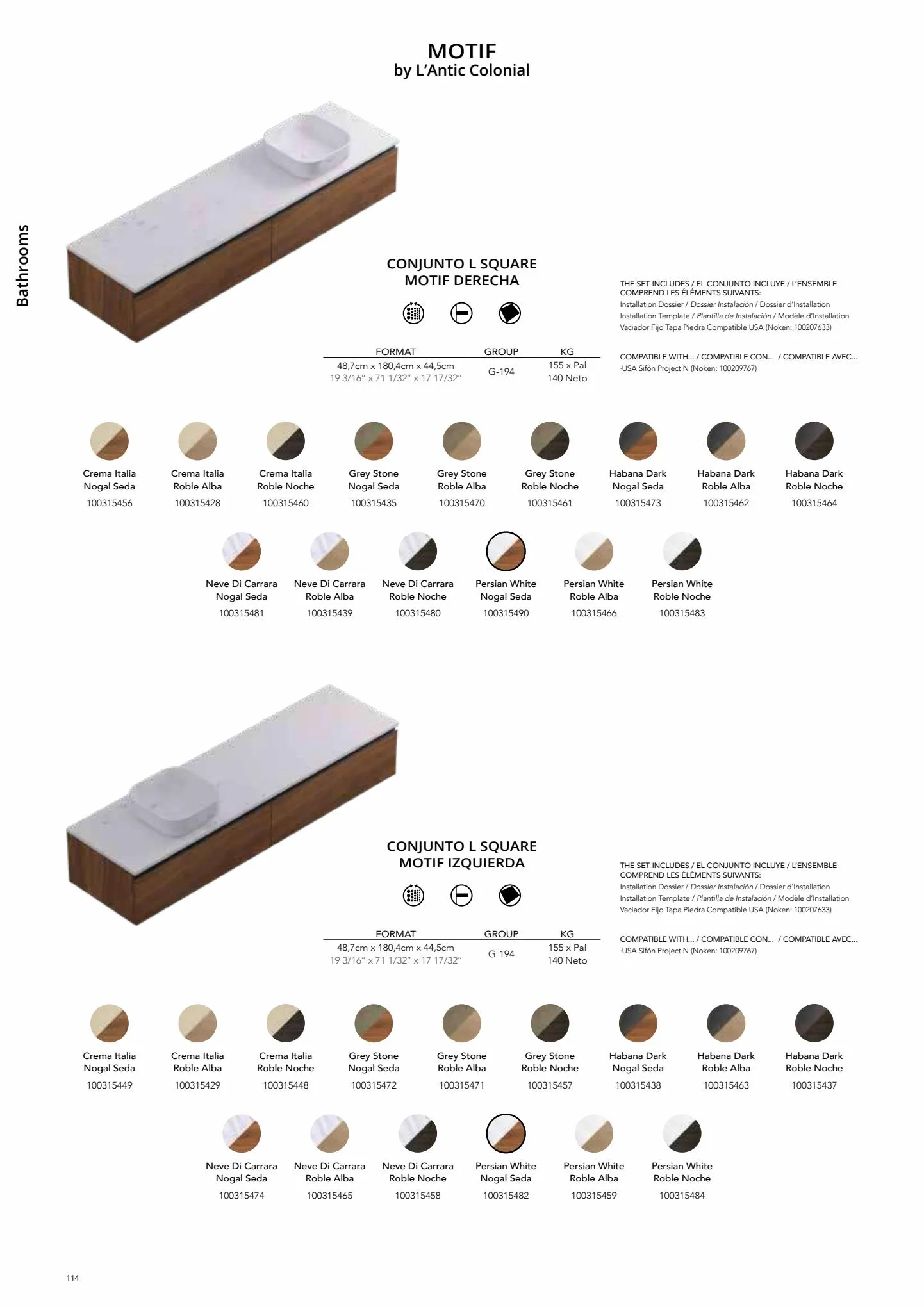 Catalogue Catalogue Porcelanosa, page 00121