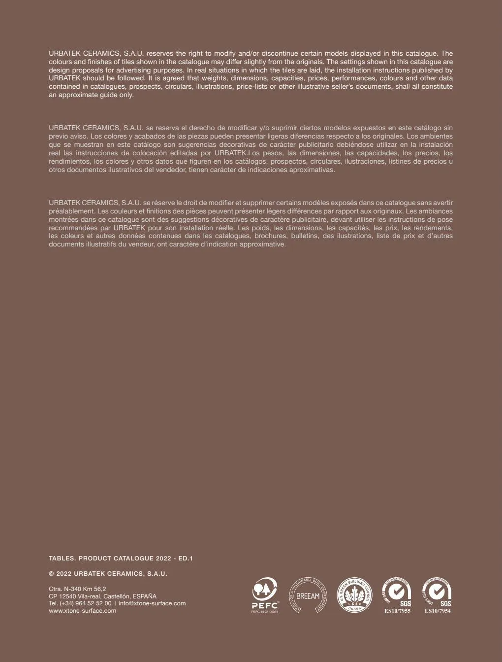 Catalogue Catalogue Porcelanosa, page 00052