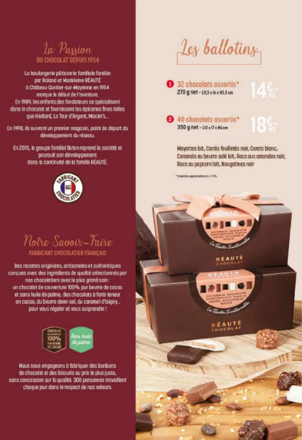 Catalogue CATALOGUE Reauté Chocolat, page 00002