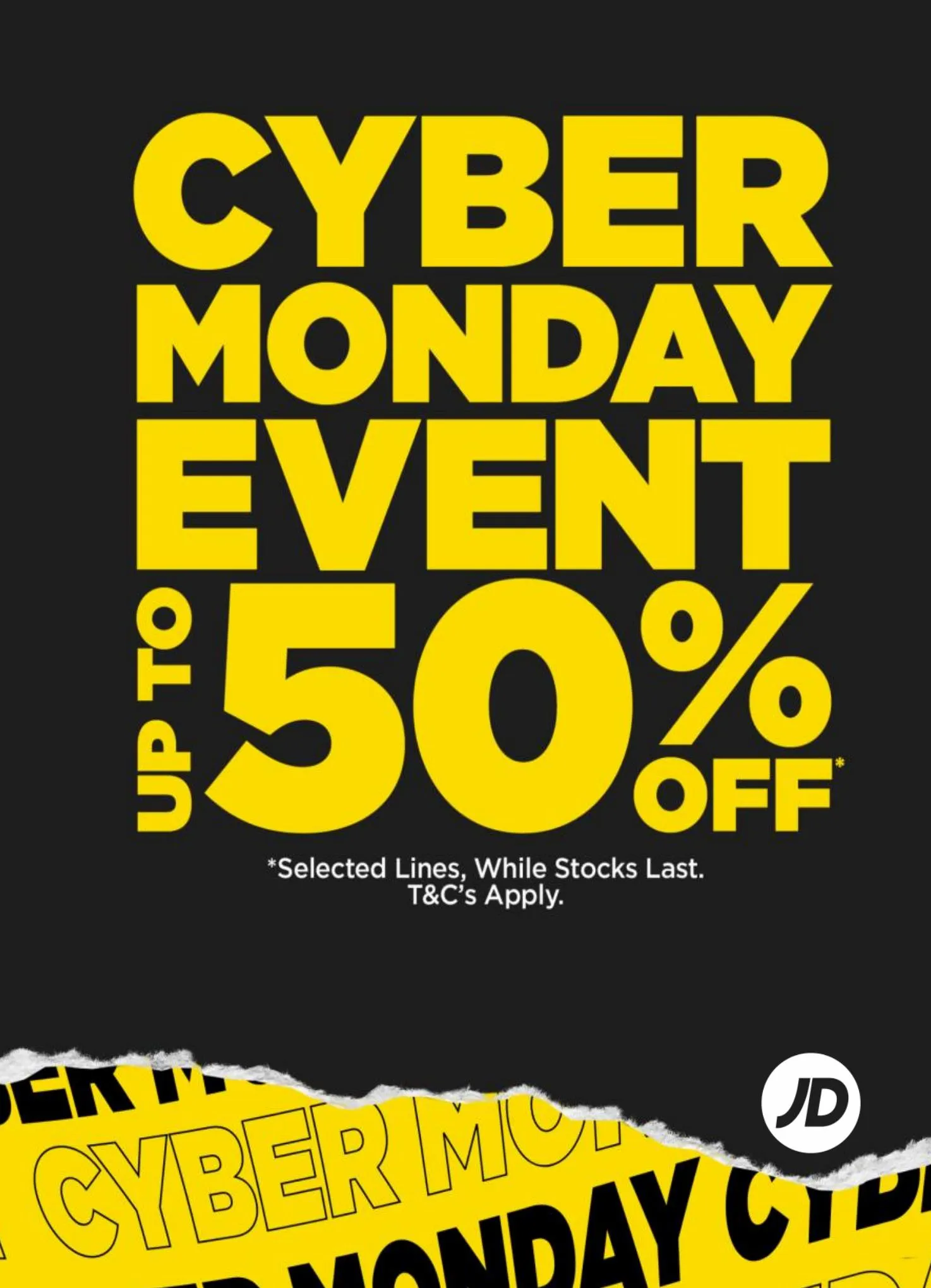 Catalogue Cyber Monday Event Up To 50% Off, page 00001