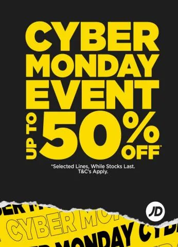 Cyber Monday Event Up To 50% Off