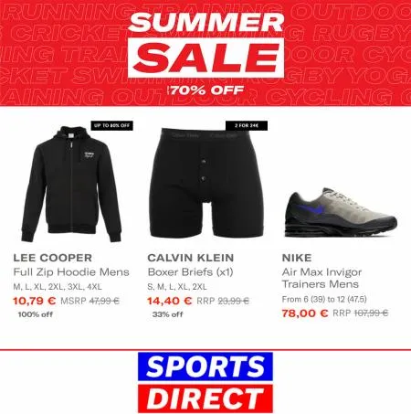 Summer Sale -70%