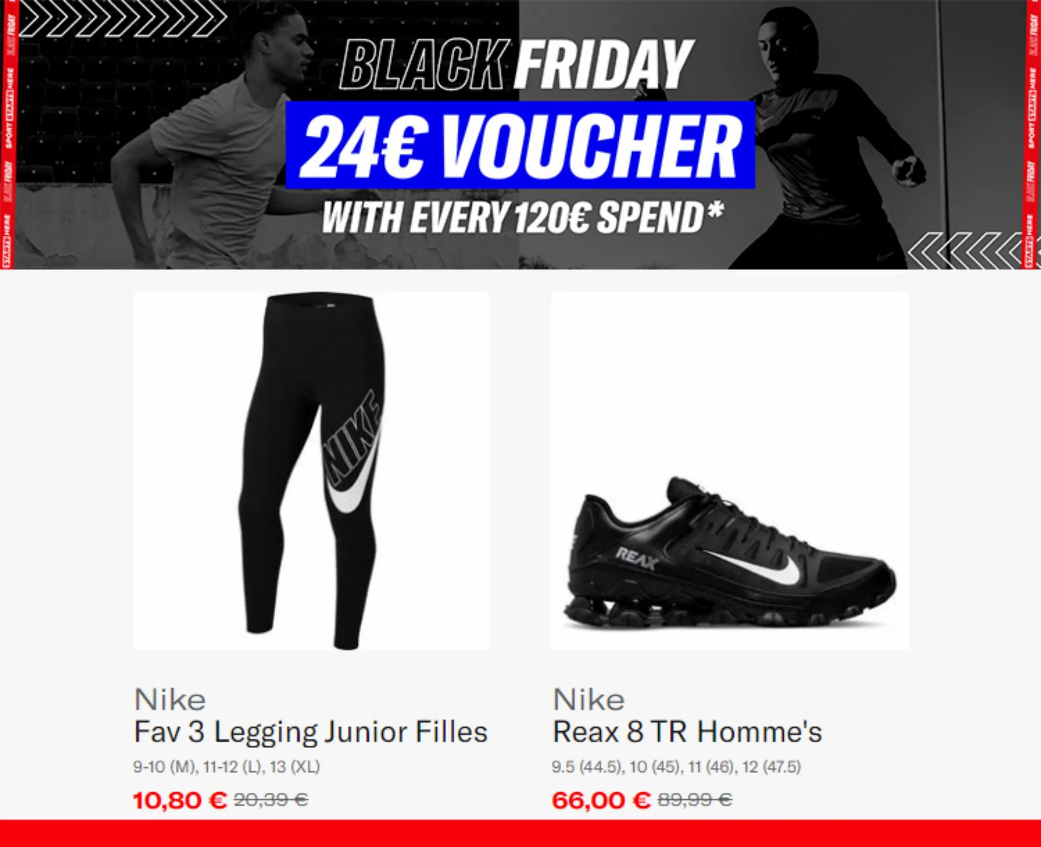 Catalogue Offres Sports direct Black Friday, page 00002