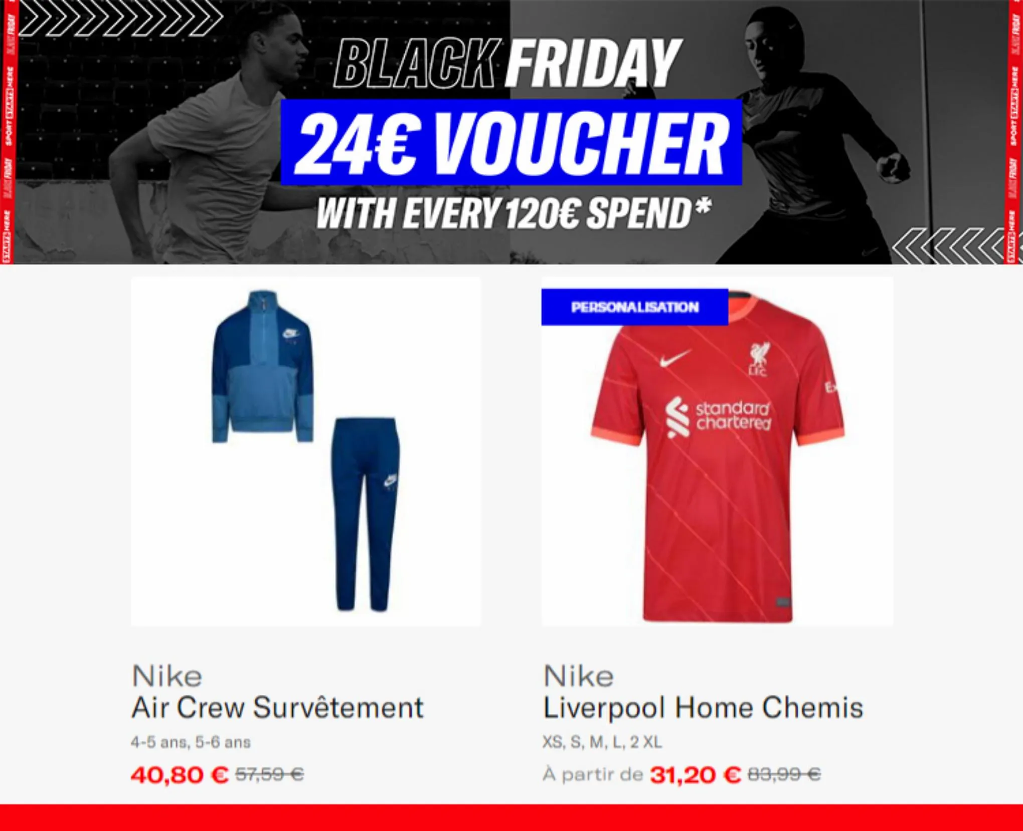 Catalogue Offres Sports direct Black Friday, page 00004