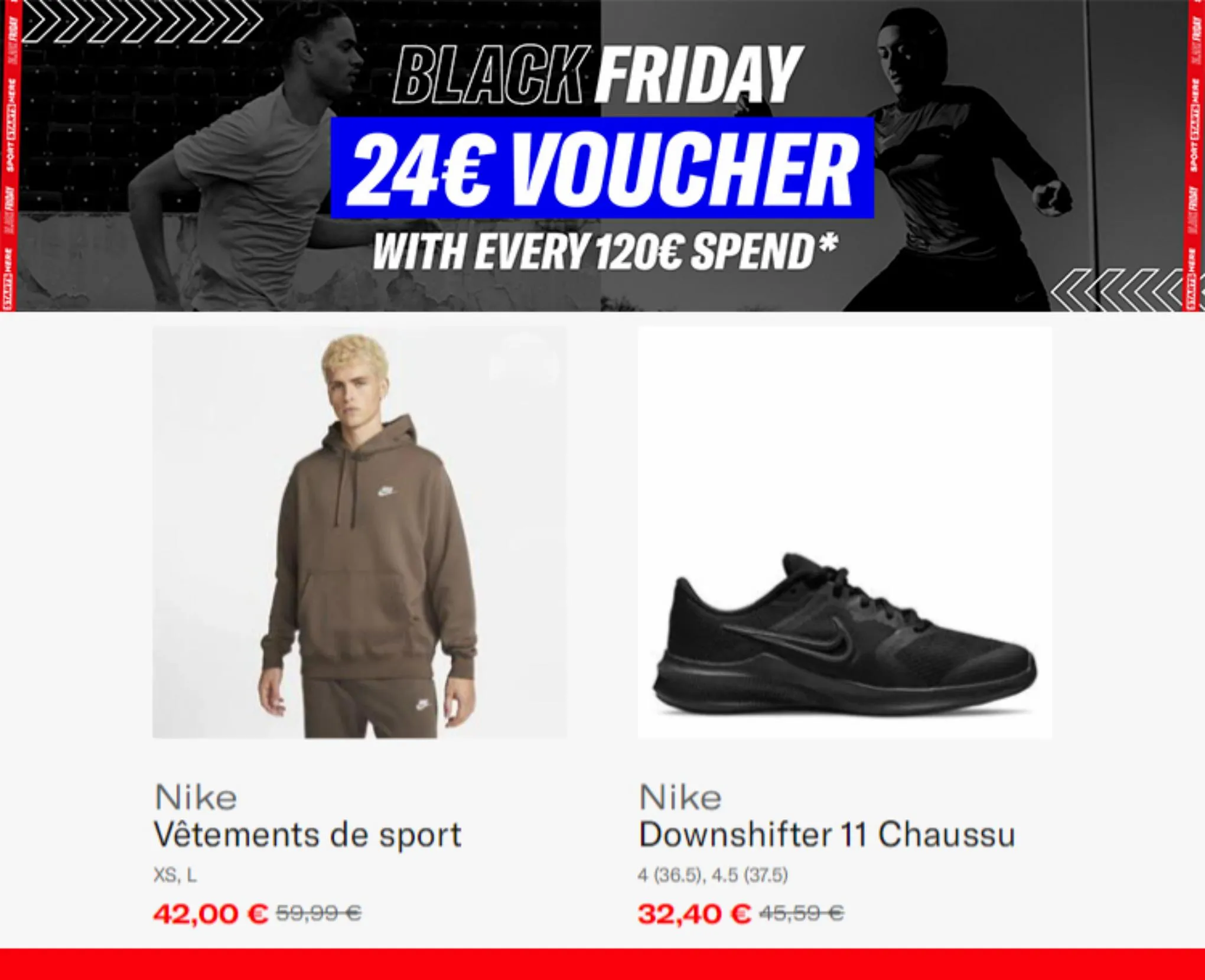Catalogue Offres Sports direct Black Friday, page 00005