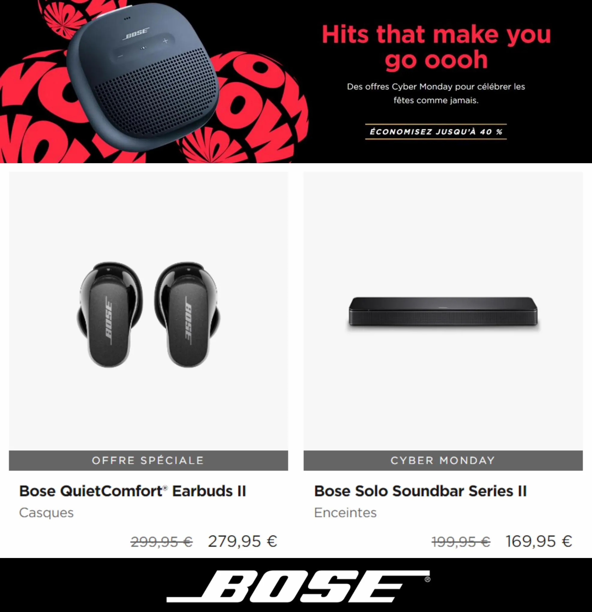 Catalogue Bose Cyber Monday, page 00002
