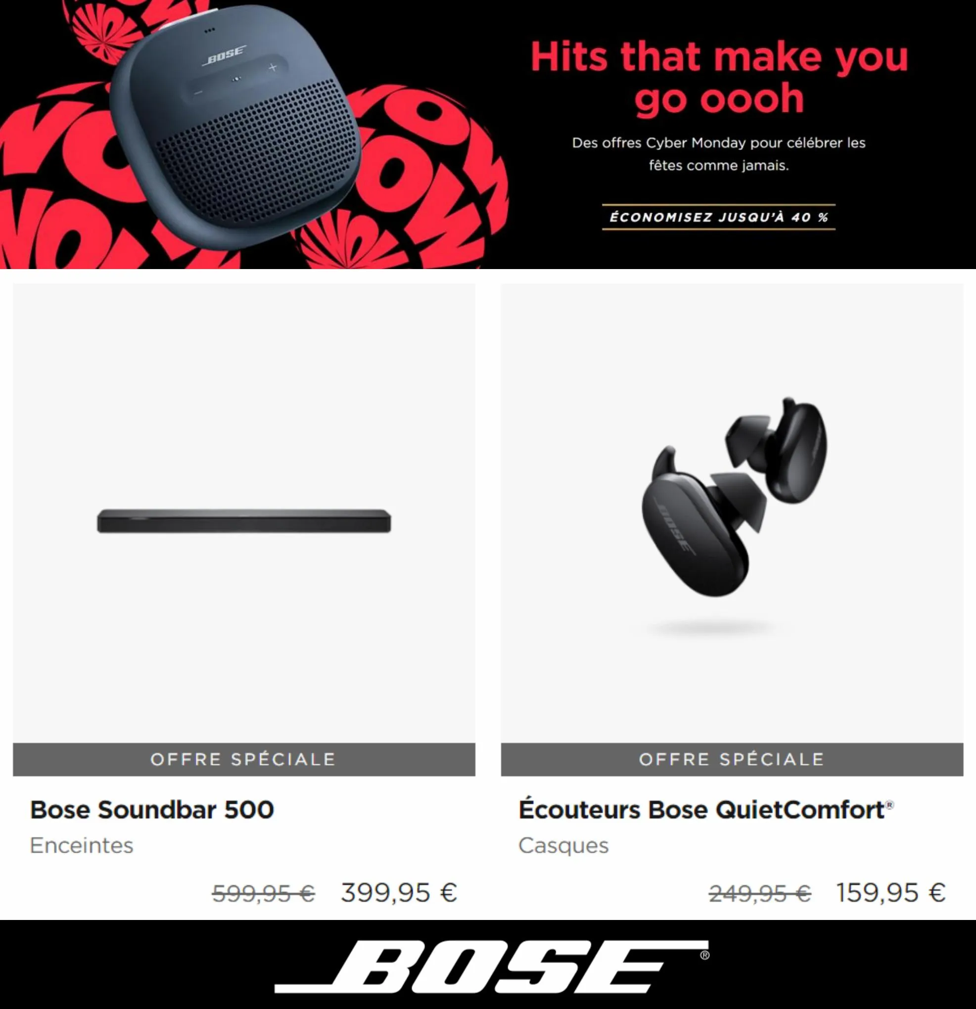 Catalogue Bose Cyber Monday, page 00003