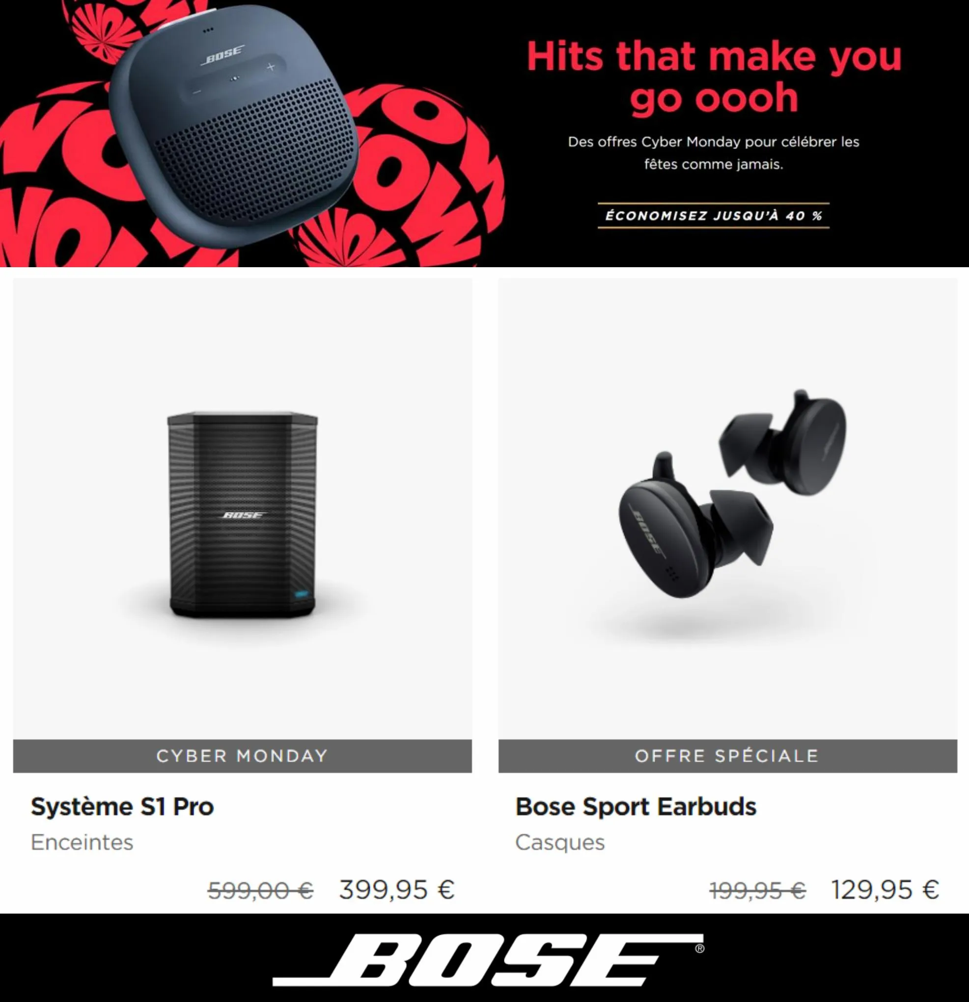 Catalogue Bose Cyber Monday, page 00007