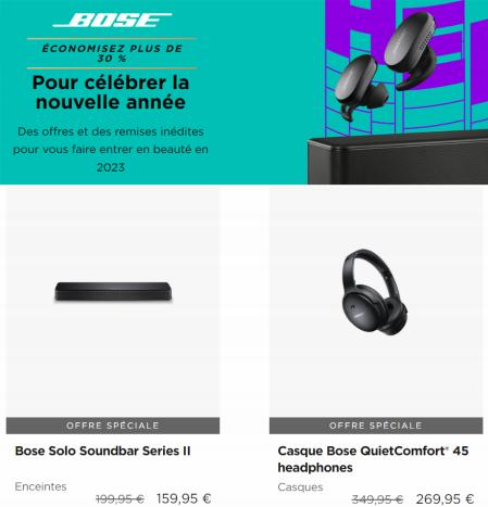 Catalogue Bose | Offres Speciales  | 26/01/2023 - 12/02/2023