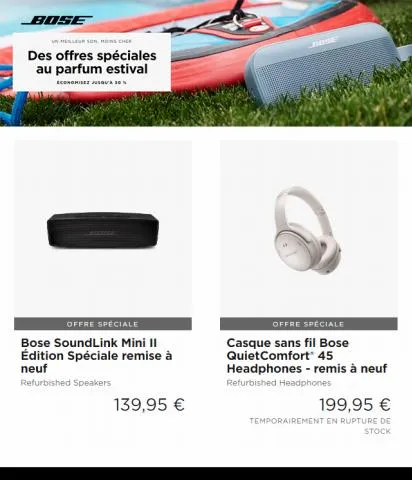 Catalogue Bose | JUSQU’À 50 % | 06/06/2023 - 20/06/2023