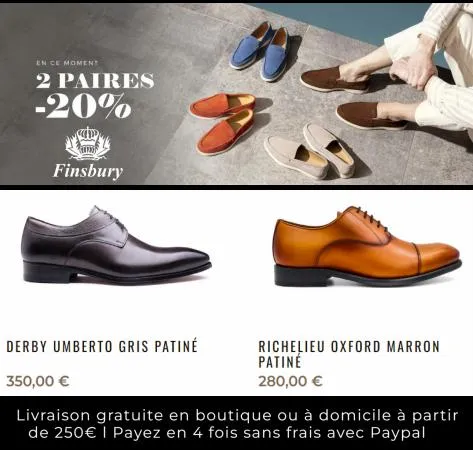 Catalogue Finsbury | 2 Paires -20% | 04/06/2023 - 13/06/2023