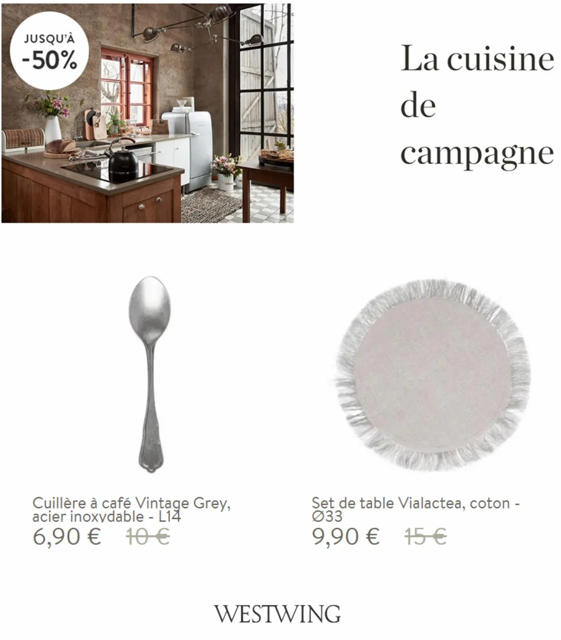 Catalogue La cuisine de campagne  Jusqu'à -50%, page 00003