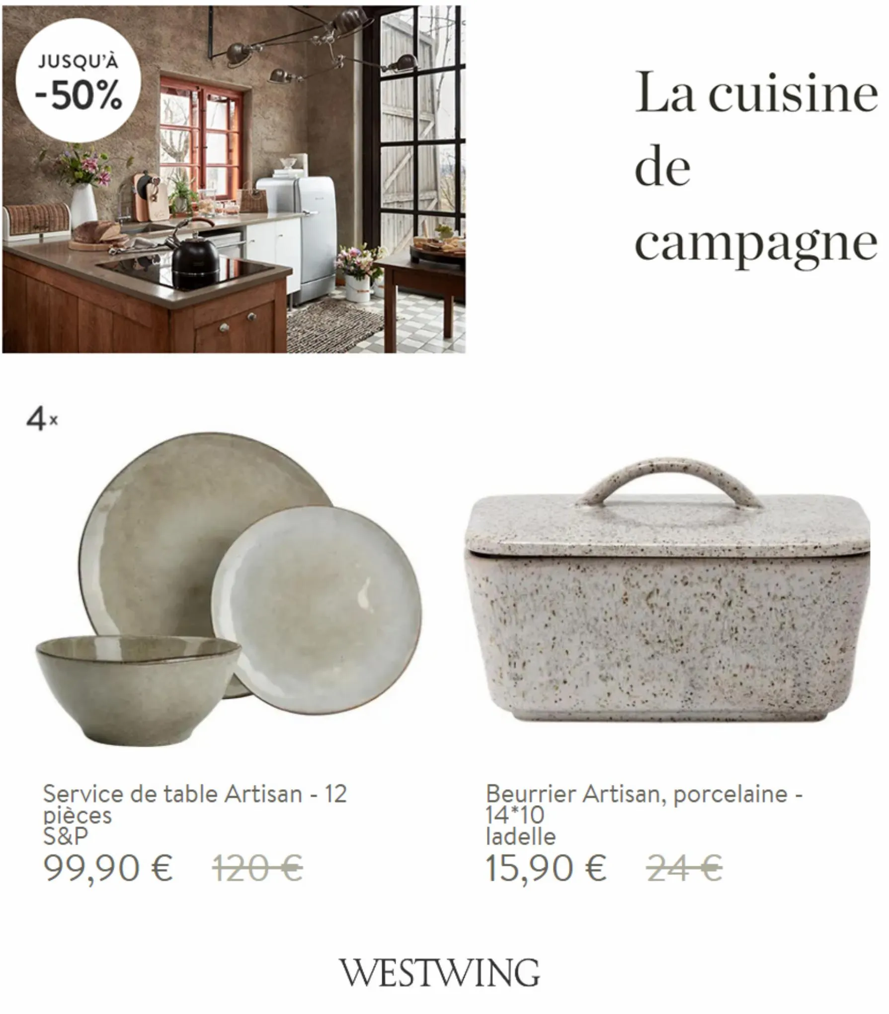 Catalogue La cuisine de campagne  Jusqu'à -50%, page 00004