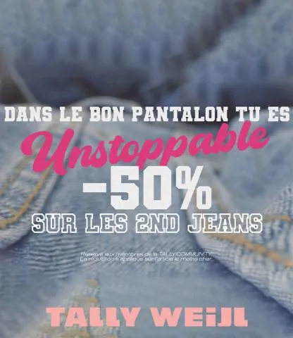 PANTS -50% SUR 2ND