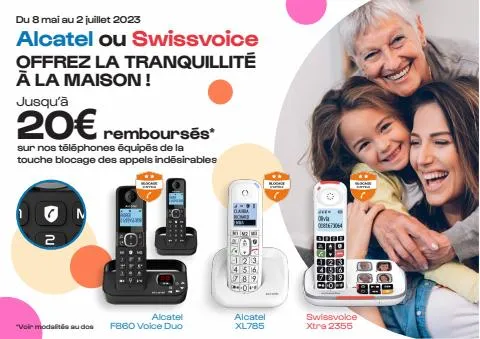 Jusqu'à 20€ remboursés !