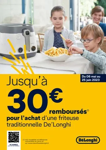 Jusqu'à 30€ remboursés !