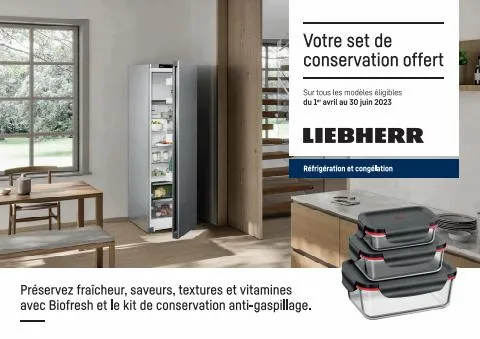 Set de conservation offert !