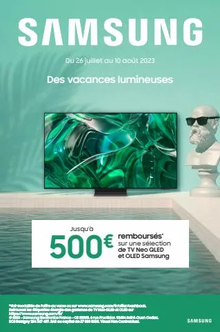 Jusqu'à 500€ remboursés !