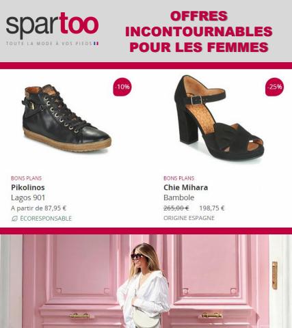 Catalogue Spartoo | Offres incontournables pour les femmes | 10/05/2022 - 23/05/2022