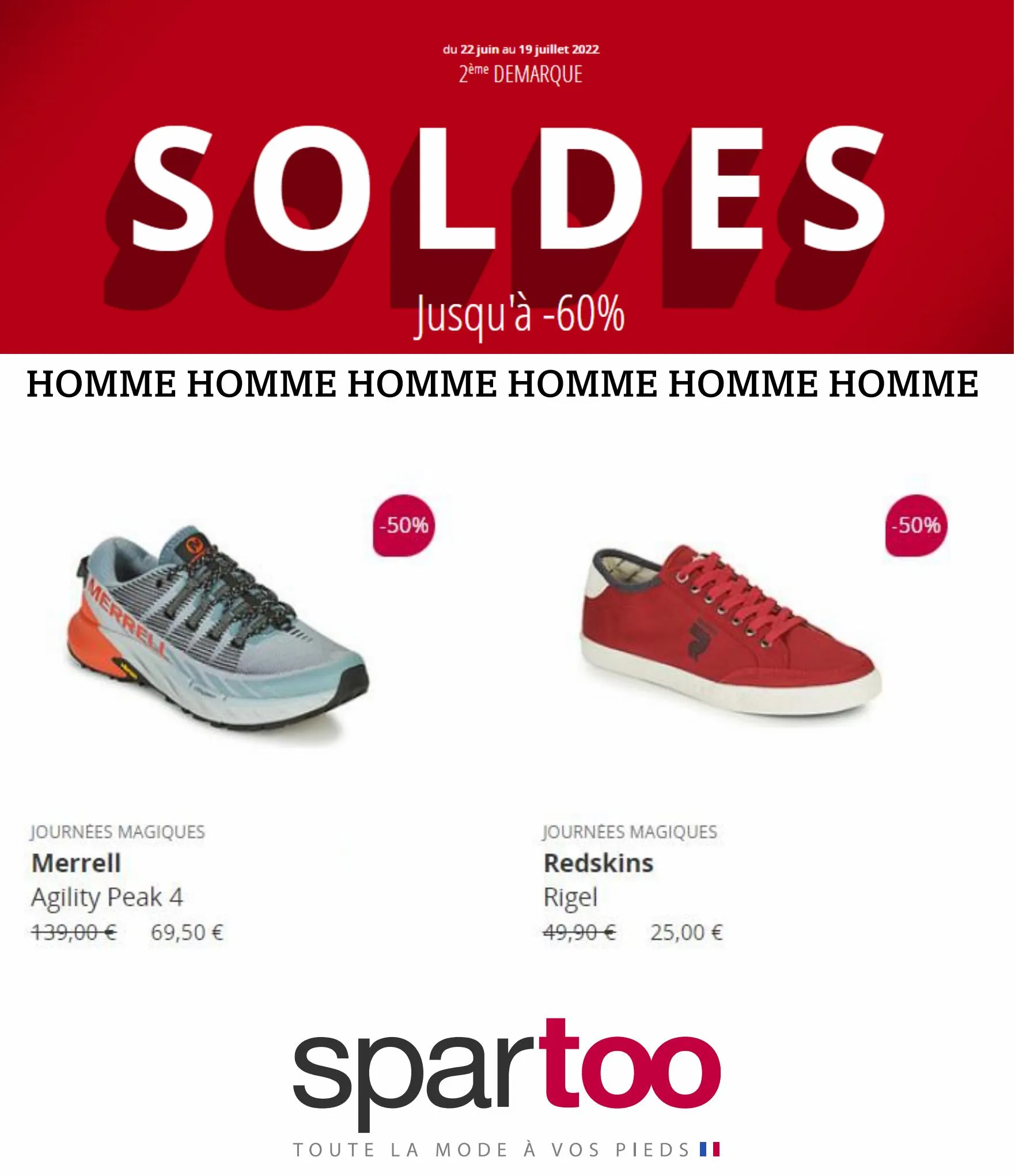 Catalogue SOLDES HOMME -60%, page 00001