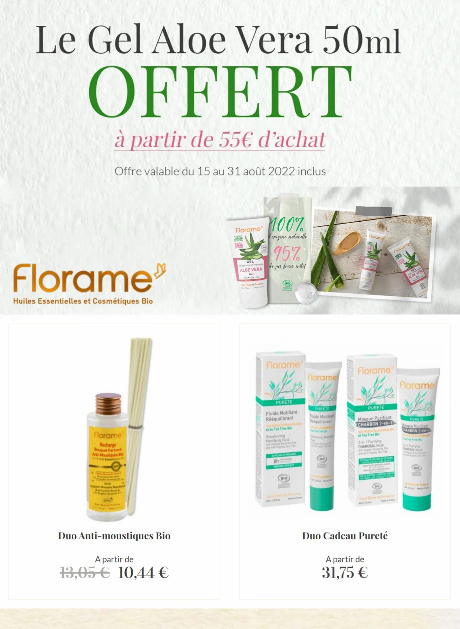 Catalogue PROMOS Florame, page 00001