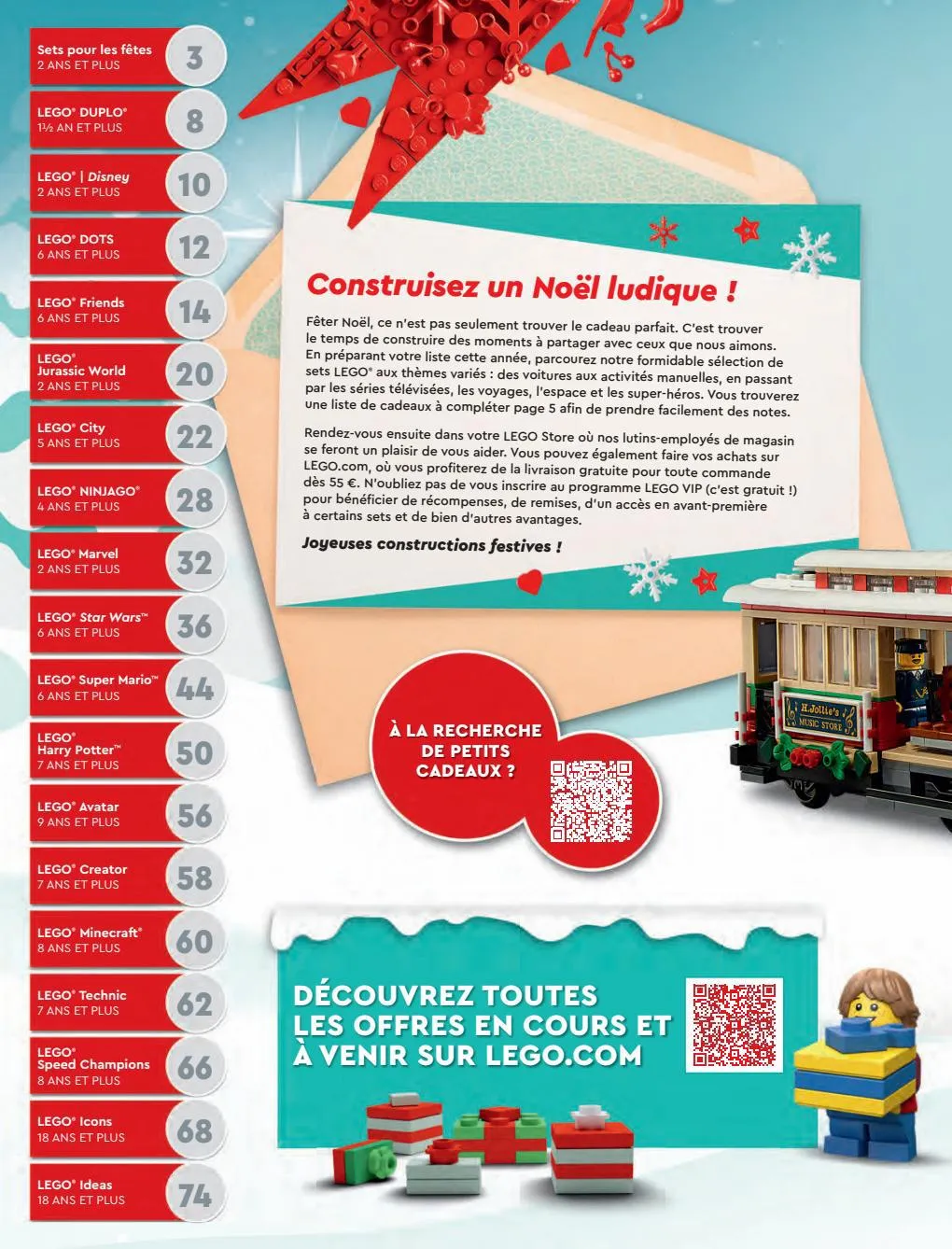 Catalogue LEGO FRANCE Christmas 2022, page 00002