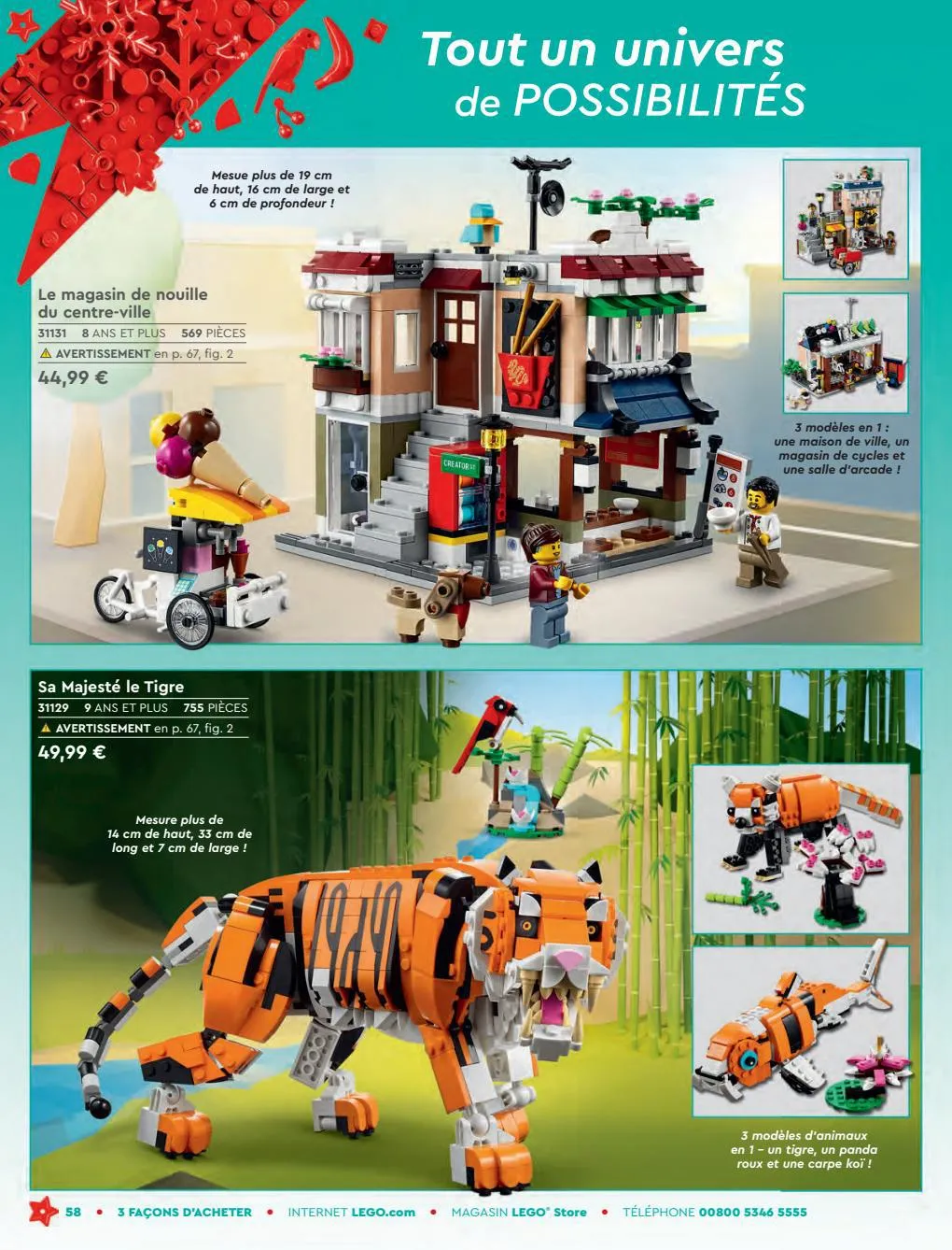 Catalogue LEGO FRANCE Christmas 2022, page 00058