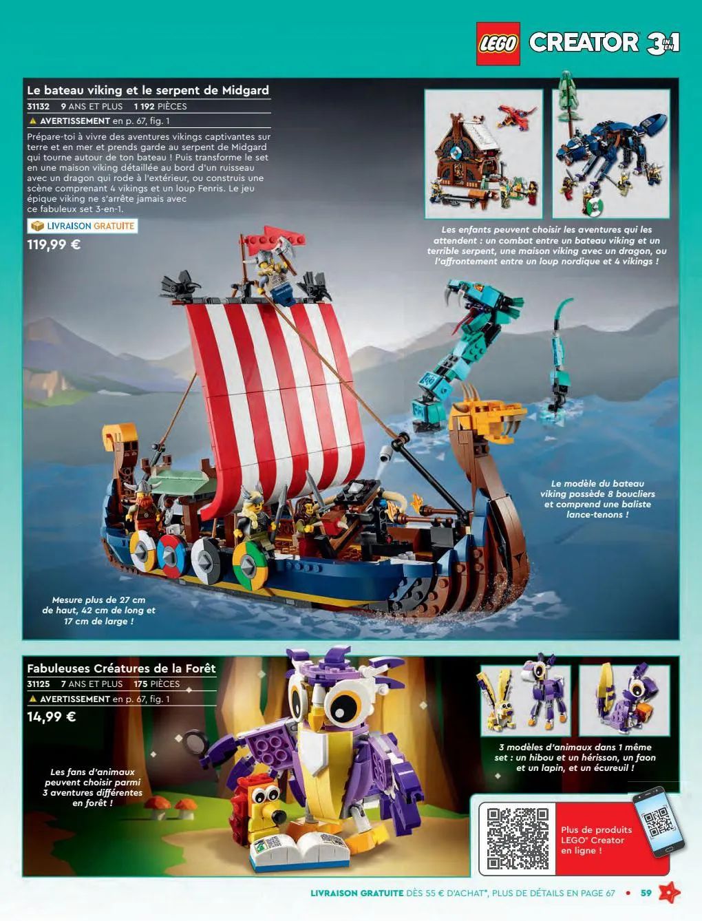 Catalogue LEGO FRANCE Christmas 2022, page 00059