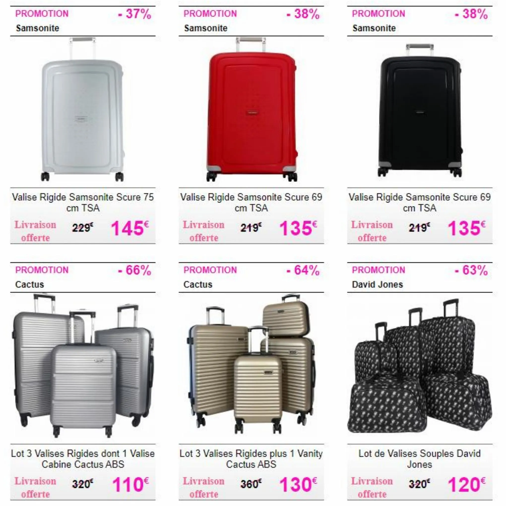 Catalogue Les valises idéales à petits prix, page 00008