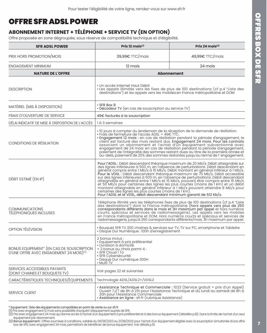 Catalogue Offres box tarifs, page 00007