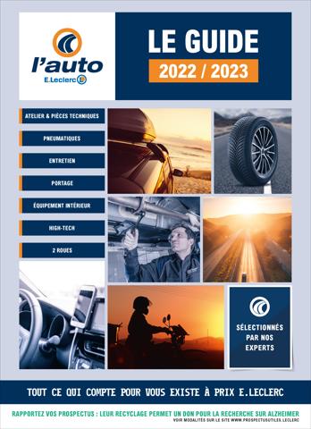Catalogue E.Leclerc L'Auto | LE GUIDE 2022 / 2023 | 26/04/2022 - 31/03/2023