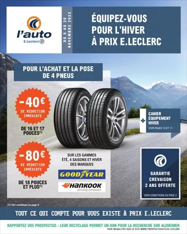 Catalogue E.Leclerc L'Auto