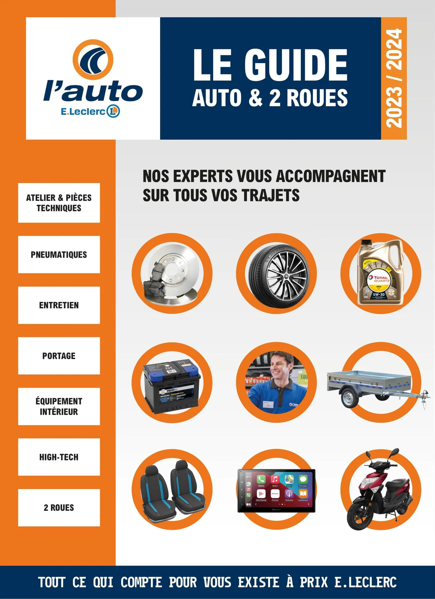 Promo BRILLANT PNEUS TECH9(1) chez E.Leclerc L'Auto