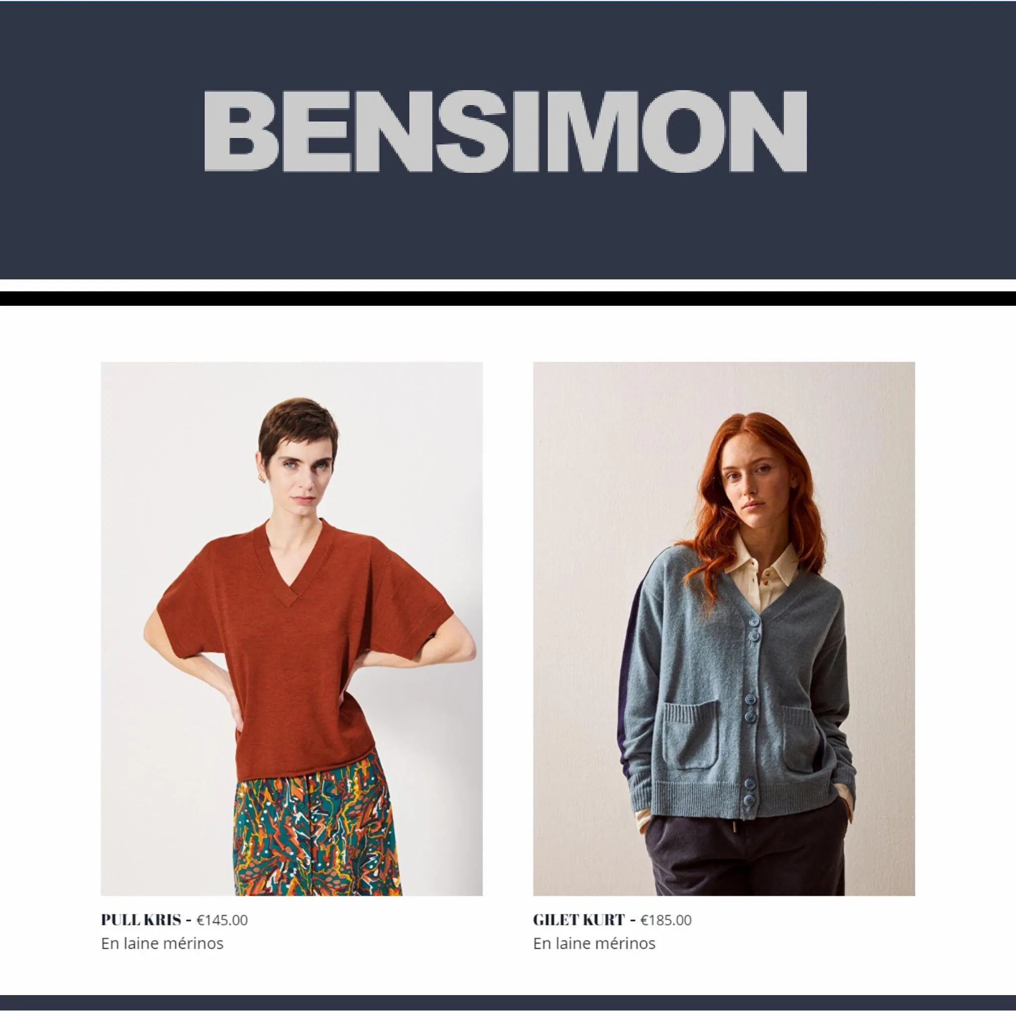 Catalogue Bensimon Nouvelle Colletion, page 00007