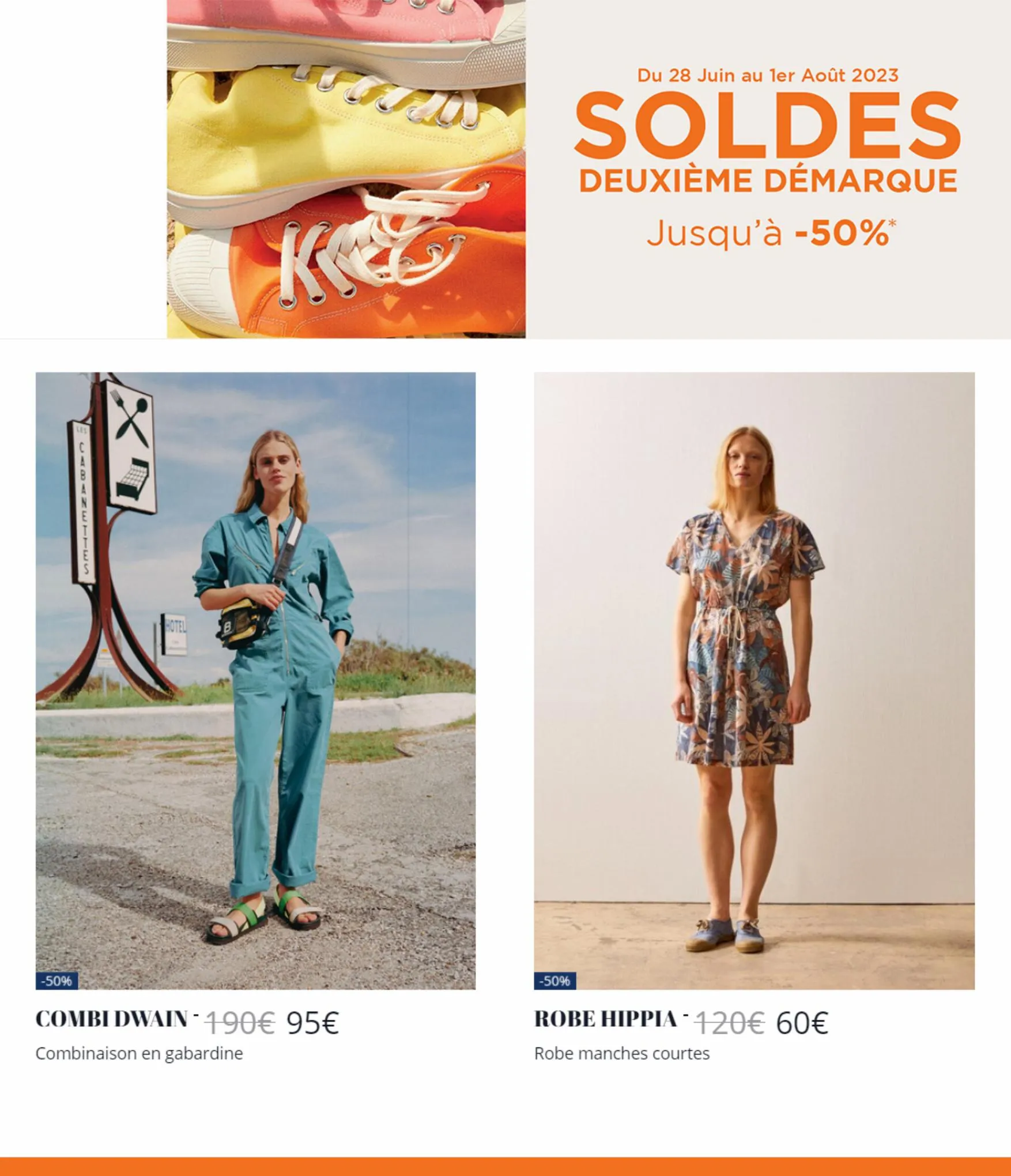 Catalogue SOLDES DEUXIÈME DÉMARQUE Jusqu'à -50%!, page 00003