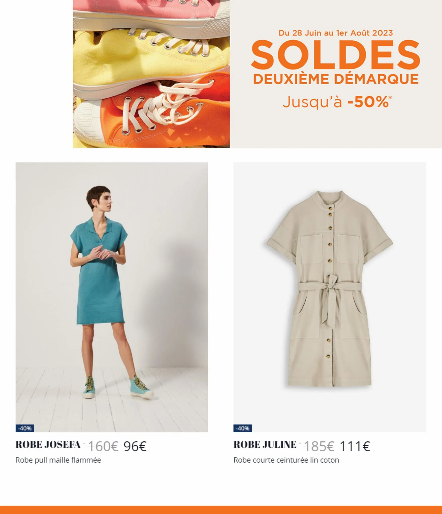 Catalogue SOLDES DEUXIÈME DÉMARQUE Jusqu'à -50%!, page 00005