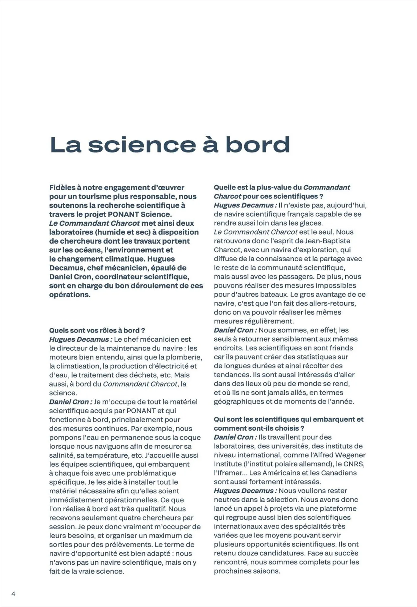 Catalogue Le Commandant Charcot 2023, page 00004
